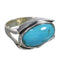 Silver Southwest Turquoise Jewelry Ring Size 5-3/4 QX83809